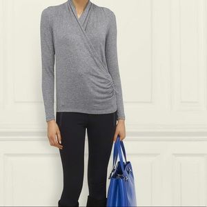 LK Bennett Bellis Jersey Scoop Top